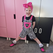 Load image into Gallery viewer, Fully Lined Cotton Poplin Dungarees'